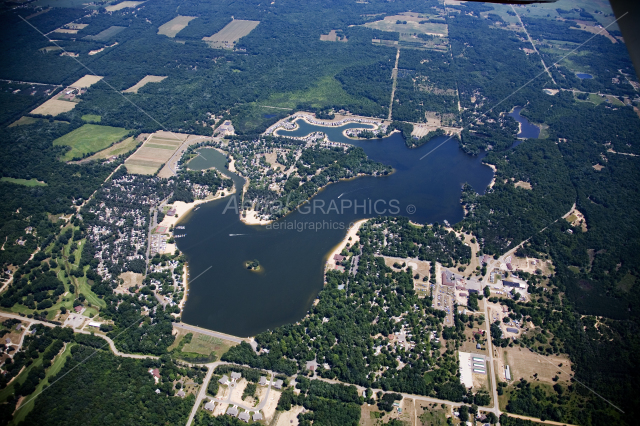 Monterey Lake in Allegan County, Michigan